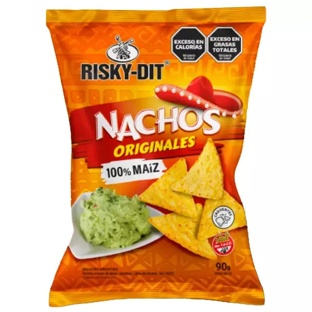NACHOS X 90 GRS RISKY DIT