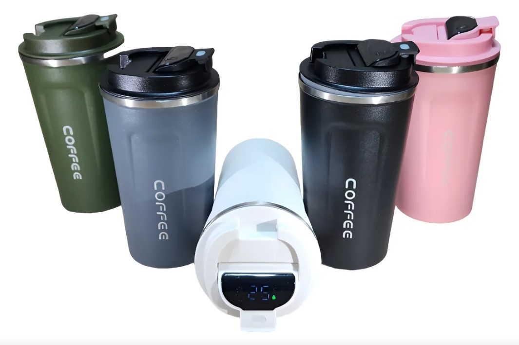 Vaso térmico digital para café 500ml