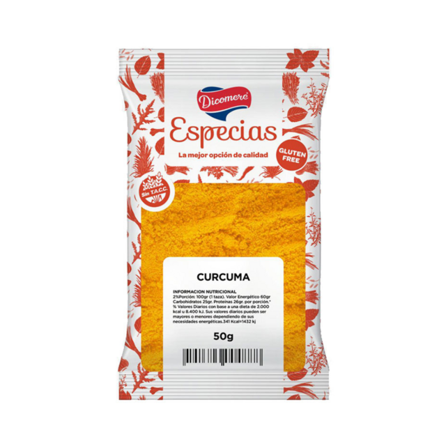 CURCUMA EN SOBRES S/TACC X 50 GRS DICOMERE