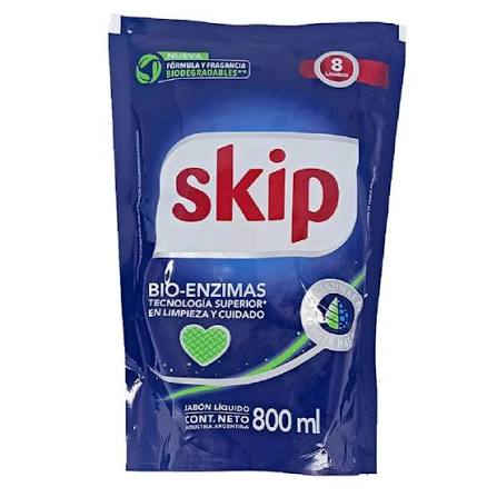Jabon Liquido p/ Ropa SKIP x 800ml