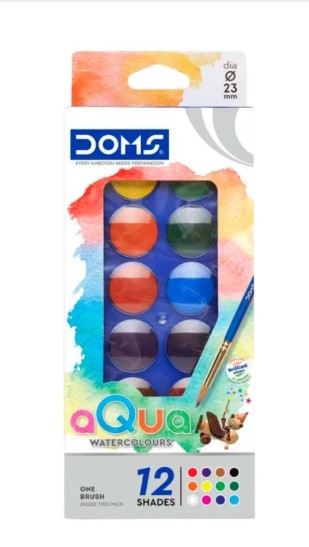 ACUARELA DOMS 12 COLORES