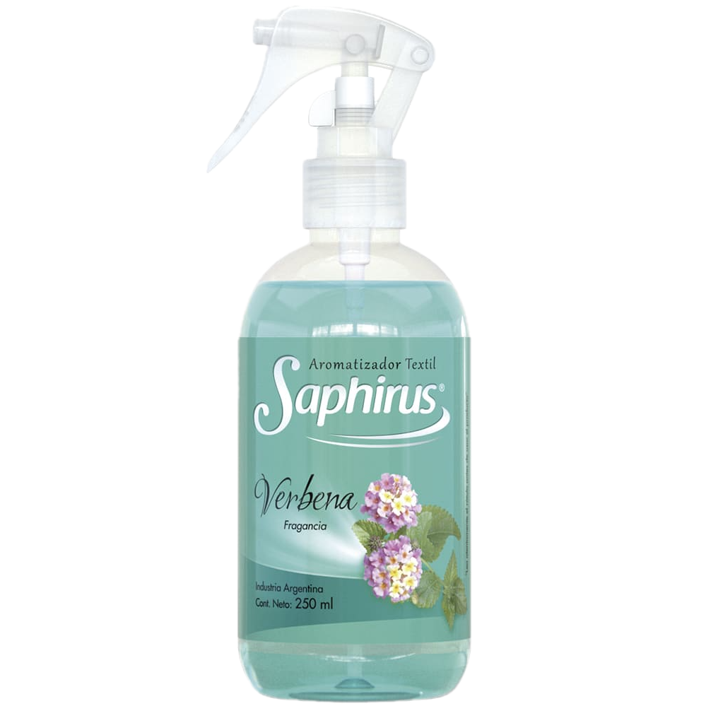 Aromatizador textil 250ml verbena Saphirus (12)