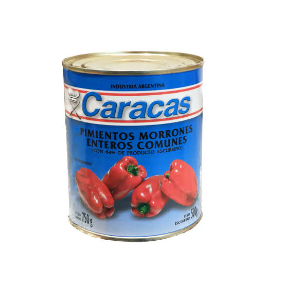 Morrones enteros x 750 CARACAS