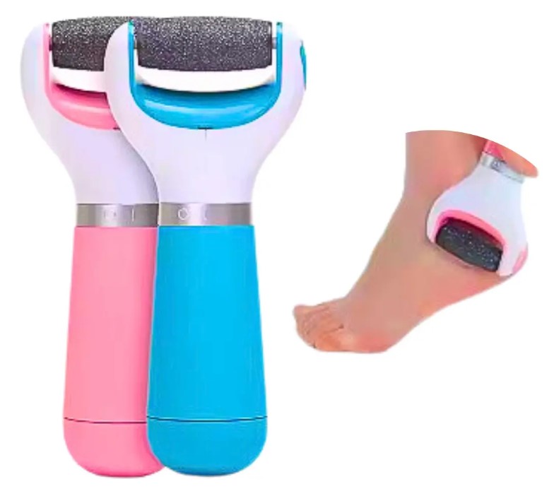 Exfoliador de pies con repuesto - USB o Pilas