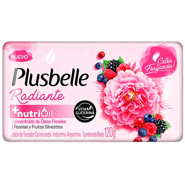 Jabon tocador 120g radiante Plusbelle (81)