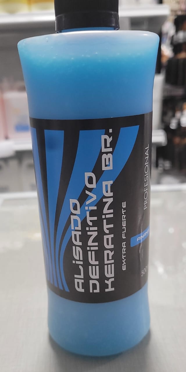 alisado definitivo keratina br 500ml extra fuerte anana