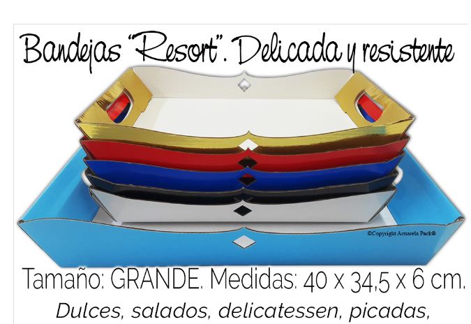 ACUA COD 1960 BANDEJAS RESORT GRANDE COLORES
