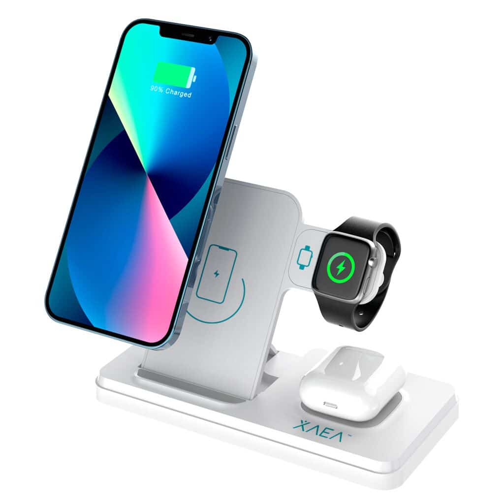 ESTACION DE CARGA INALAMBRICA 3 EN 1 ZENTRA