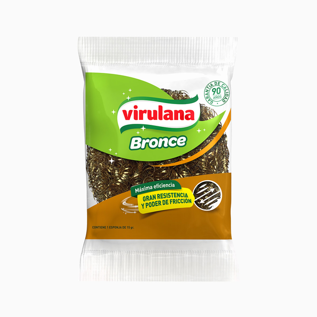 ESPONJA DE ACERO VIRULANA BRONCE
