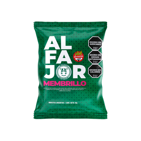 ALFAJOR DE MEMBRILLO X 60G FELICES LAS VACAS
