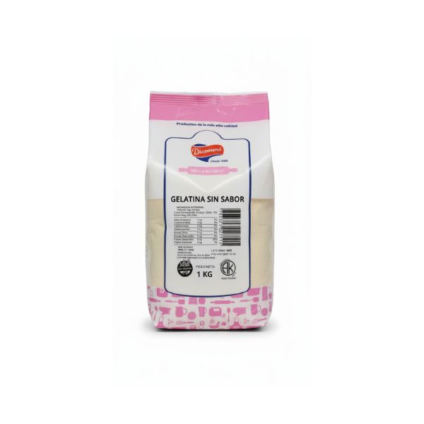GELATINA SIN SABOR X 1 KG DICOMERE