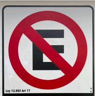 ALTO IMPACTO PROHIBIDO ESTACIONAR CHICO