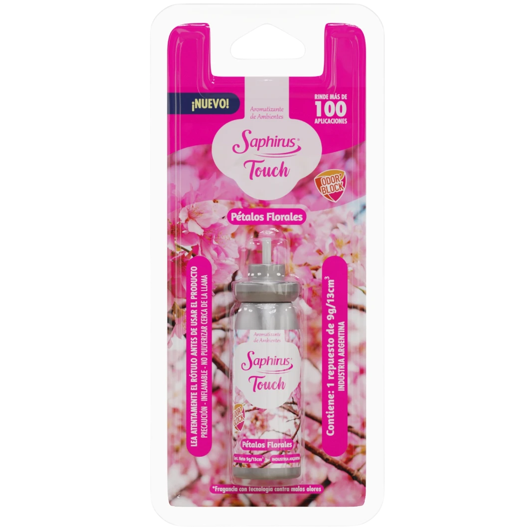Aromatizante touch rep petalos florales Saphihrus