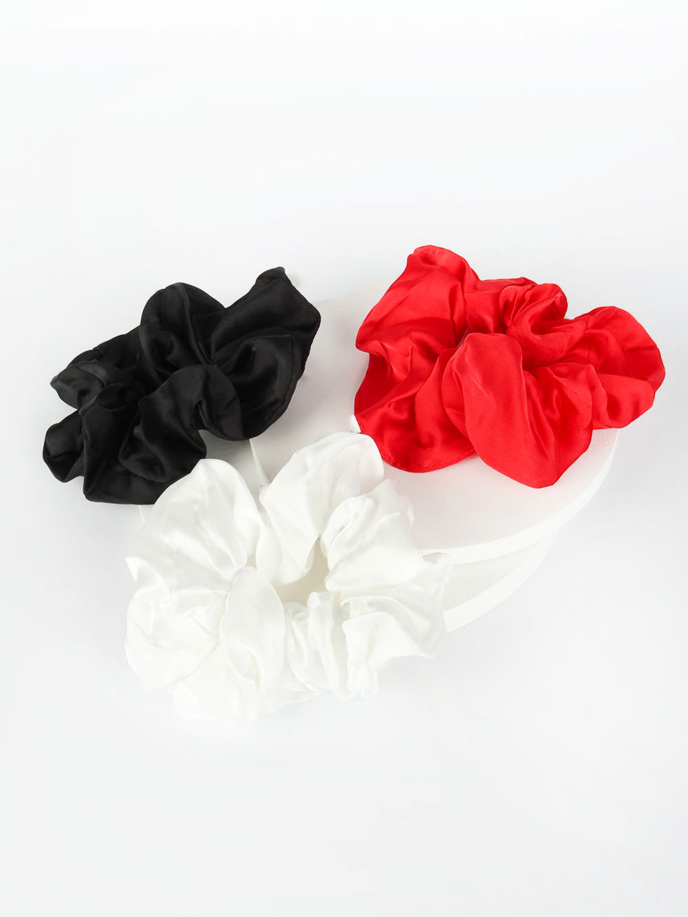 Scrunchies grandes lisas