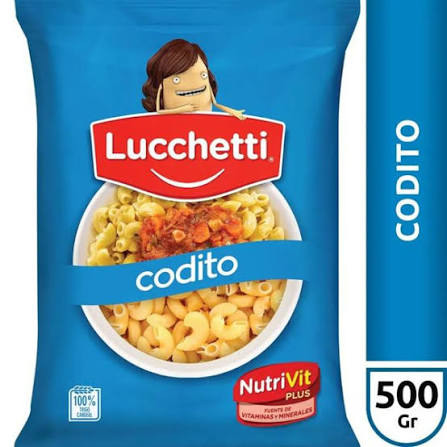 Fideos Lucchetti Codito x 500gr