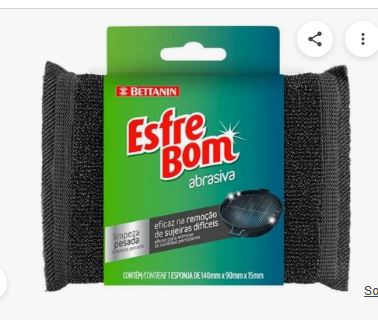 esponja Lilmpieza parrillera esfre boom negra