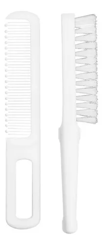 Eurostil Kit Peine Y Cepillo Color Blanco bebe ref 50319