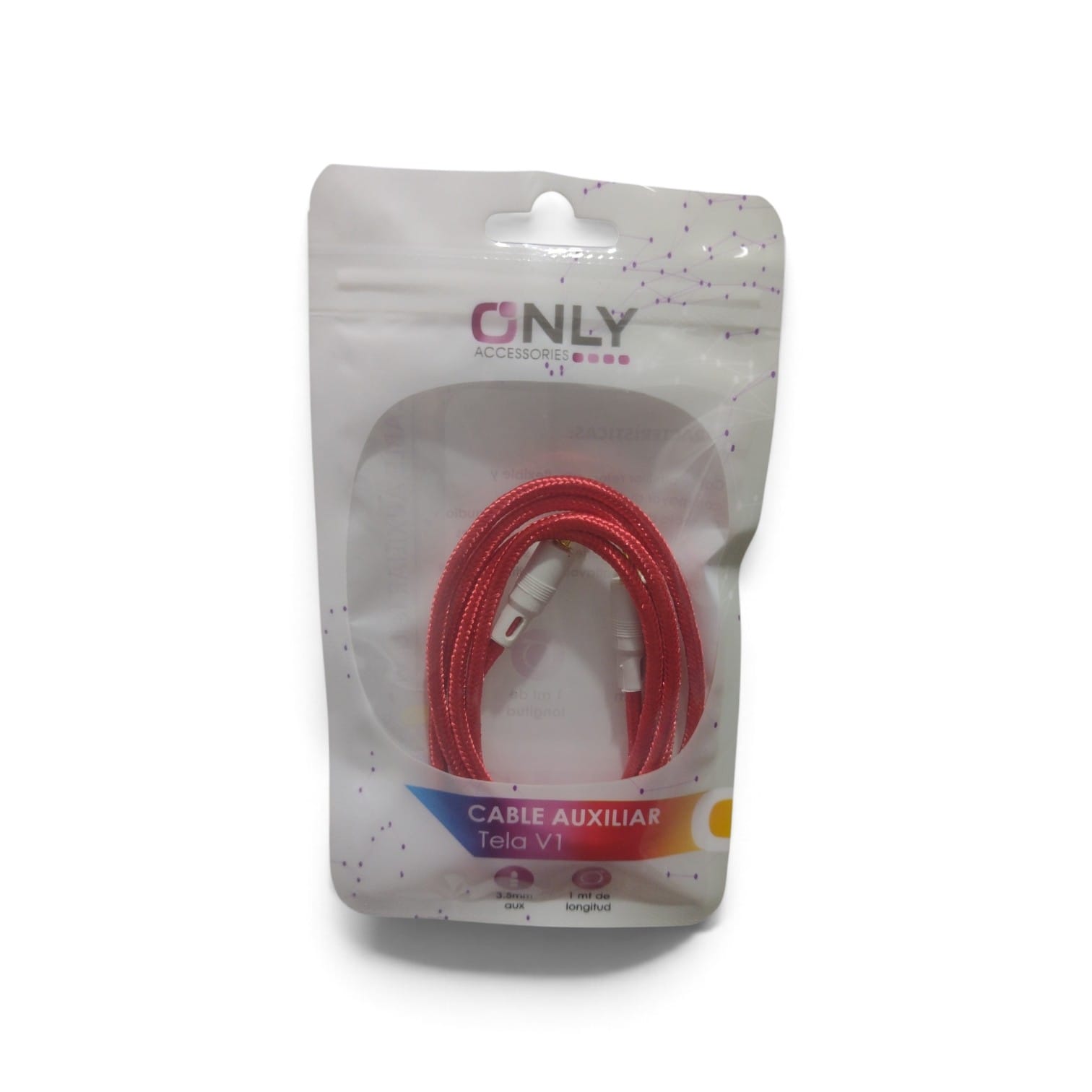 CABLE AUXILIAR TELA V1 ROJO