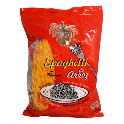 SPAGUETTI DE ARROZ MORRON