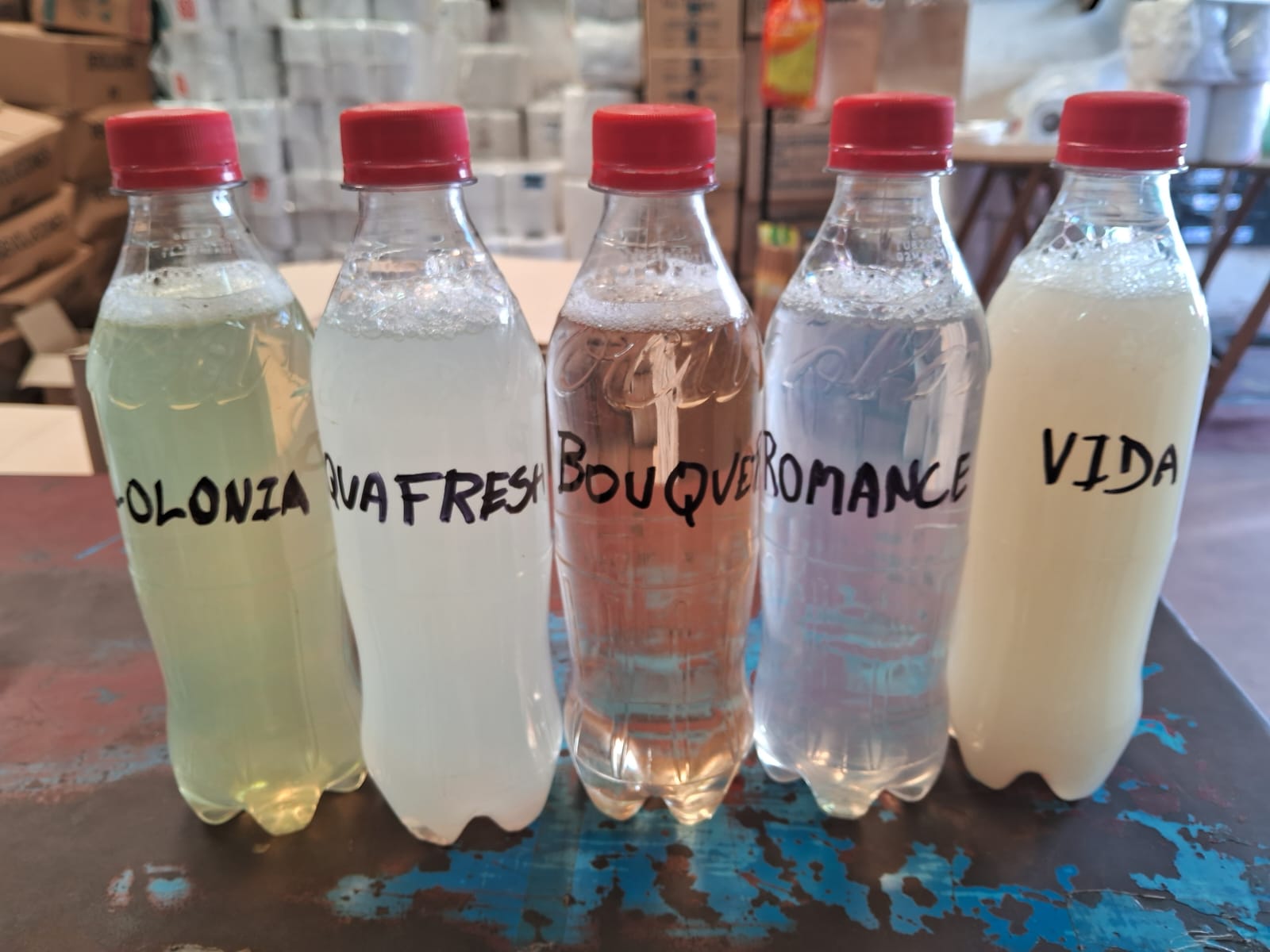 Perfuminas 5L ropa fragancias Bouquet / Romance / Colonia / Aquafresh / Vida