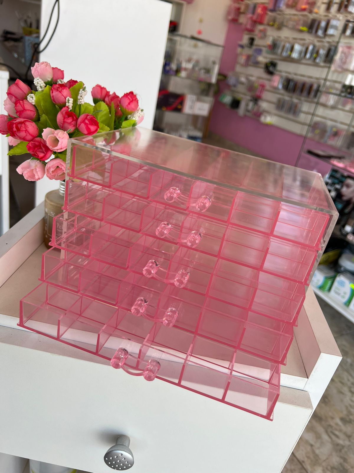 ORGANIZADOR X 120 DIVISIONES ROSA