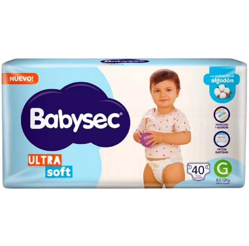 Pañal baby G 40u ultra soft Babysec (4)