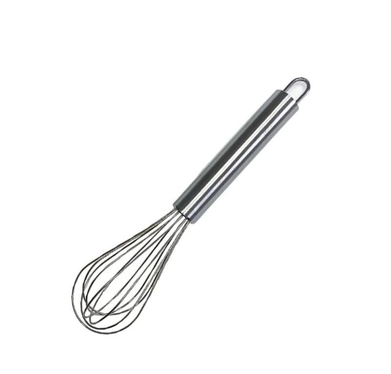 Batidor de Mano de Acero Inoxidable