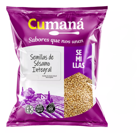 SEMILLAS DE SESAMO INTEGRAL x 250g CUMANA