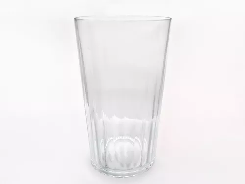 VASO RIGIDO FACETADO CRISTAL