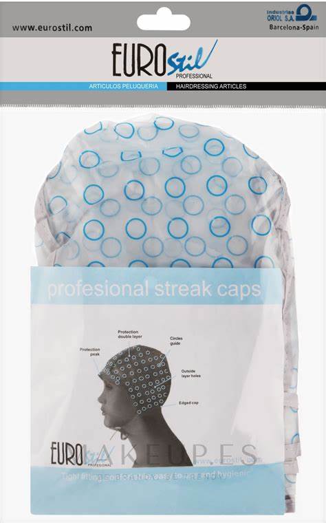 eurostil kit 5 gorros de mechas ref 01290