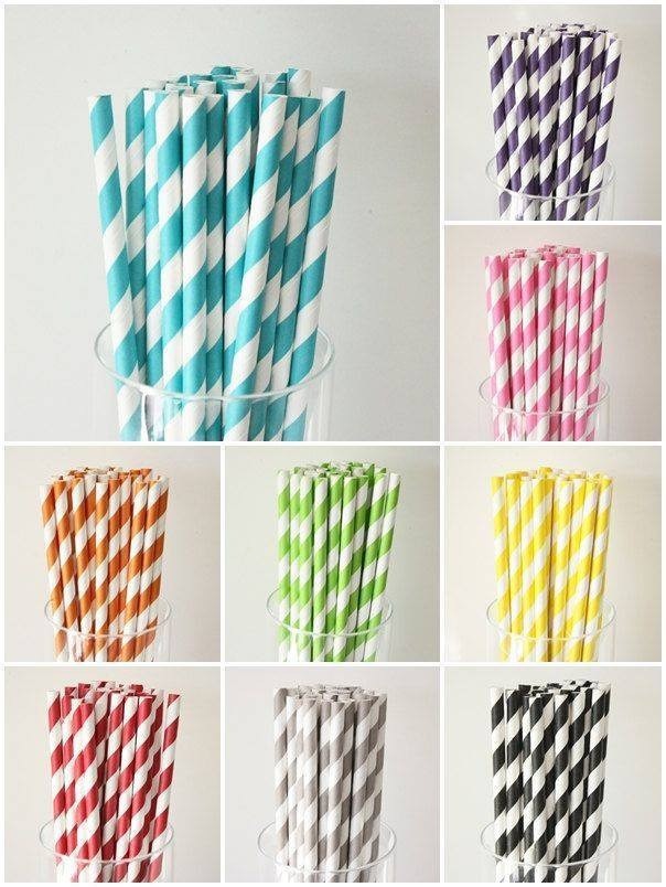 Sorbetes papel x 20cm 10mm x 12u COLORES SURTIDOS