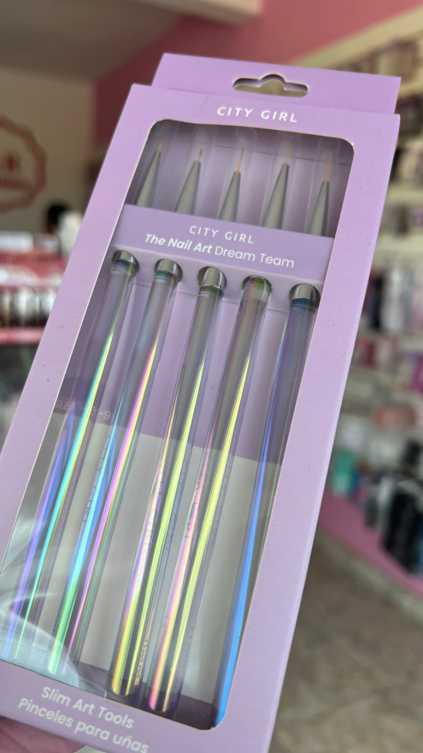 SET DE PINCELES LINER (5PCS)