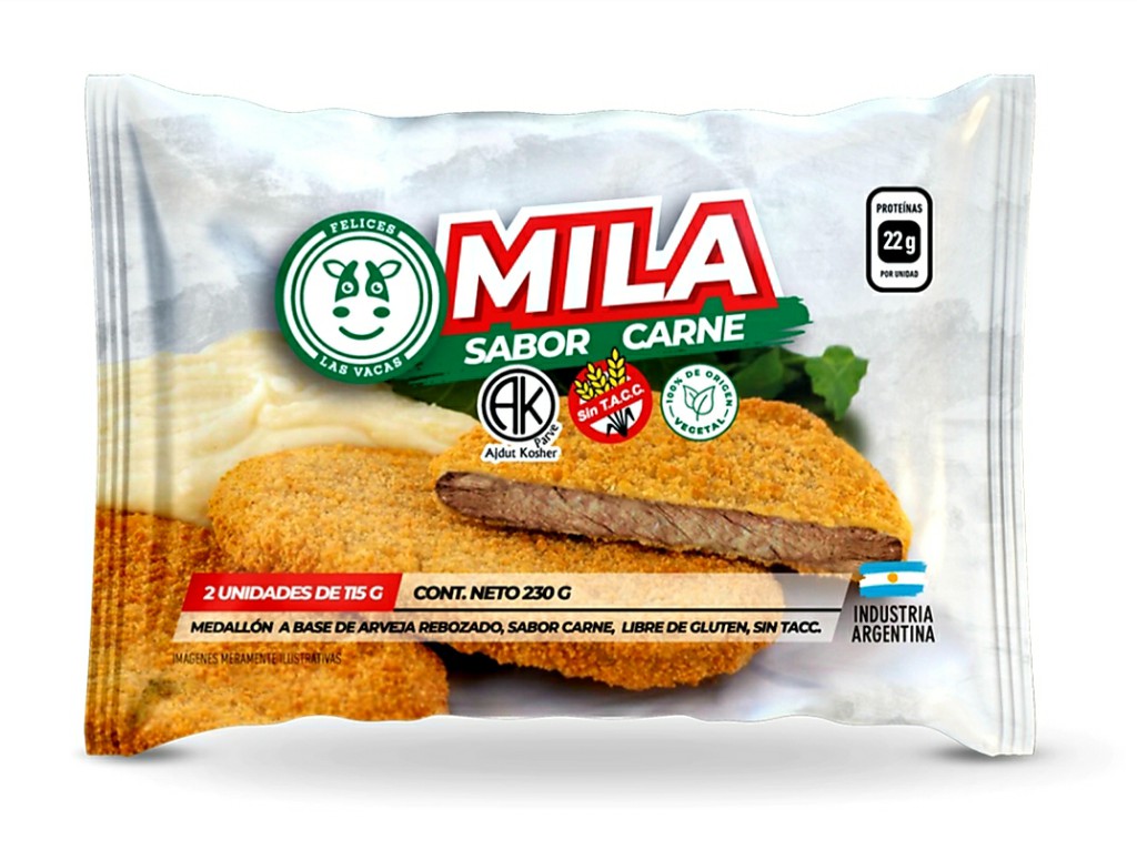 MILANESA DE CARNE X 115 GR FELICES LAS VACAS