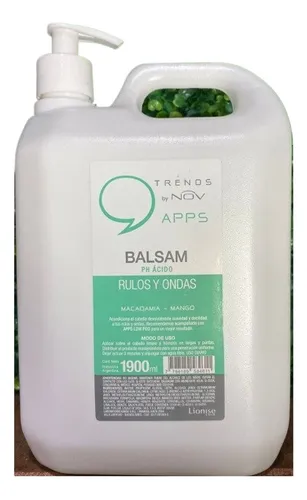 Balsamo rulos y ondas Nov Uso Profesional 2 L