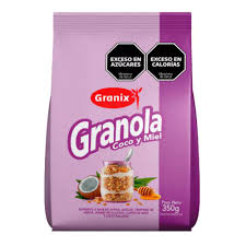 Granola Granix coco y miel x 350gr