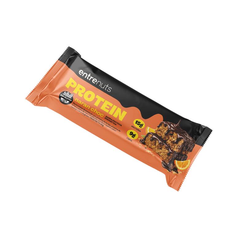 BARRITA PROTEICA DE NARANJA Y CHOCOLATE ENTRENUTS