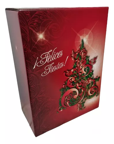 Caja regalo felices fiestas (AÑO NUEVO / NAVIDAD)