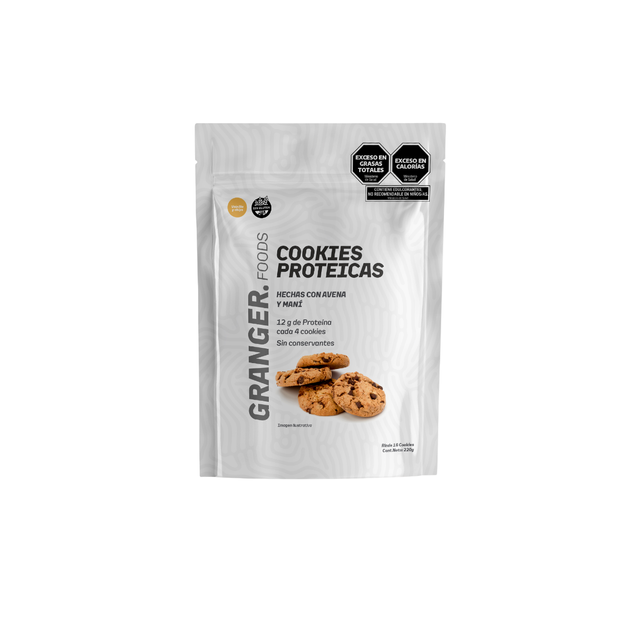 COOKIES PROTEICAS CON CHIPS GRANGER