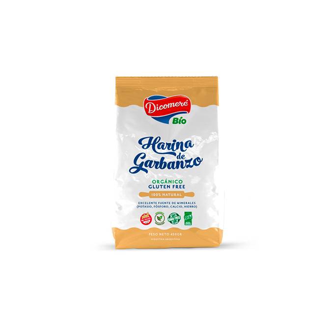 HARINA DE GARBANZO ORGANICO S/TACC x450 DICOMERE
