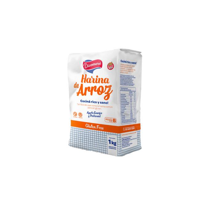 HARINA DE ARROZ S/TACC X1KG DICOMERE