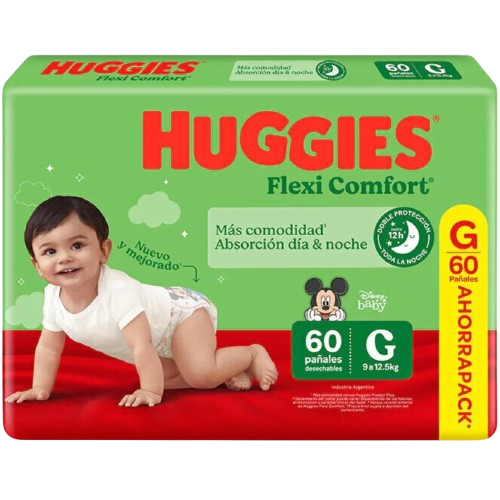 Pañal baby G 60u flexi comfort Huggies (2)