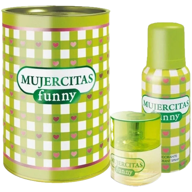 Set regalo perfume 40ml + desodorante aer 102cc funny Mujercitas (3)