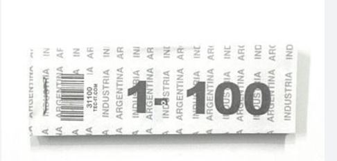 TALONARIO NUMEROS 1 AL 100