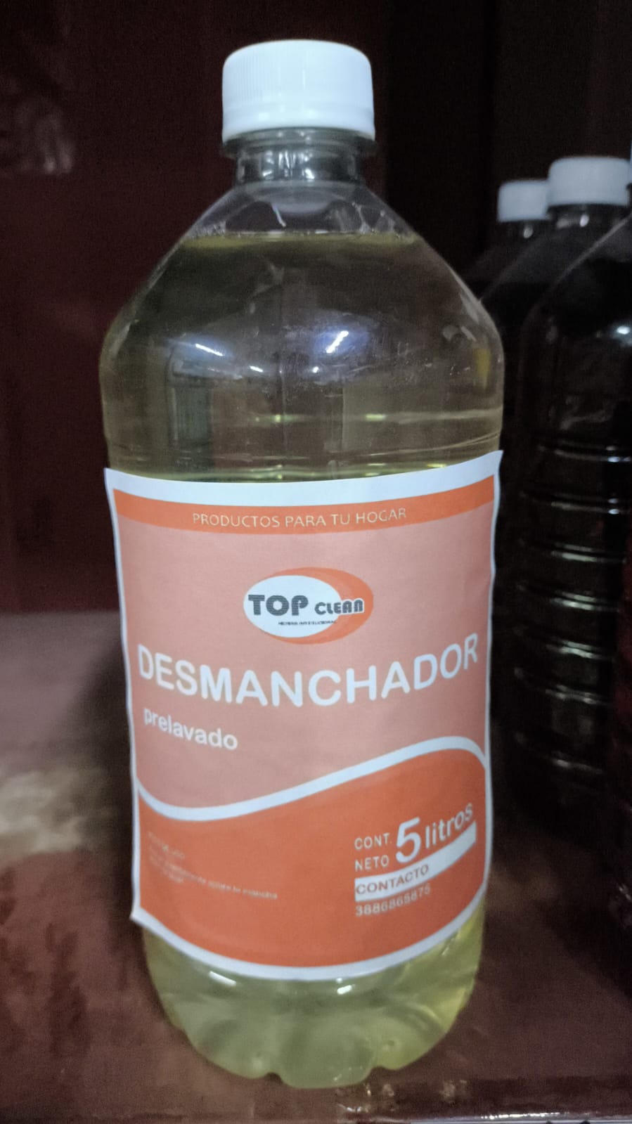 TOP CLEAR DESMANCHADOR 1Lt. Telas/Autos