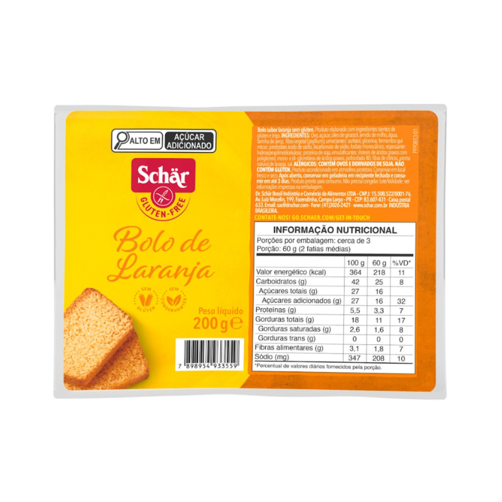 BUDIN DE NARANJA X 200 GRS DR. SCHAR
