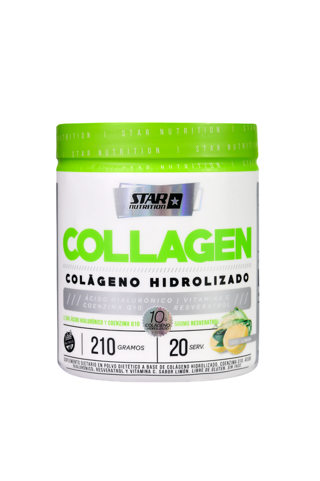 COLAGENO HIDROLIZADO DE LIMON x 210g STAR NUTRITION