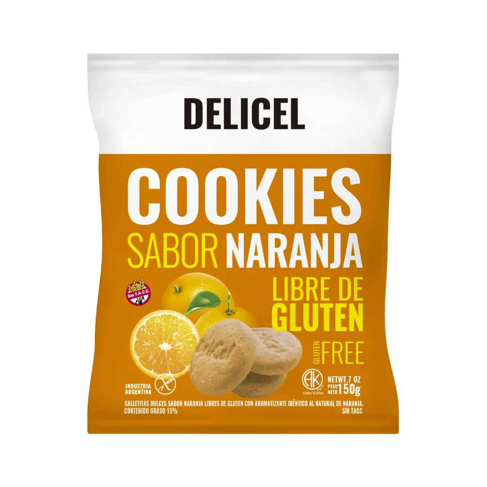 GALLETAS NARANJA X 200 GR GR DELICELL