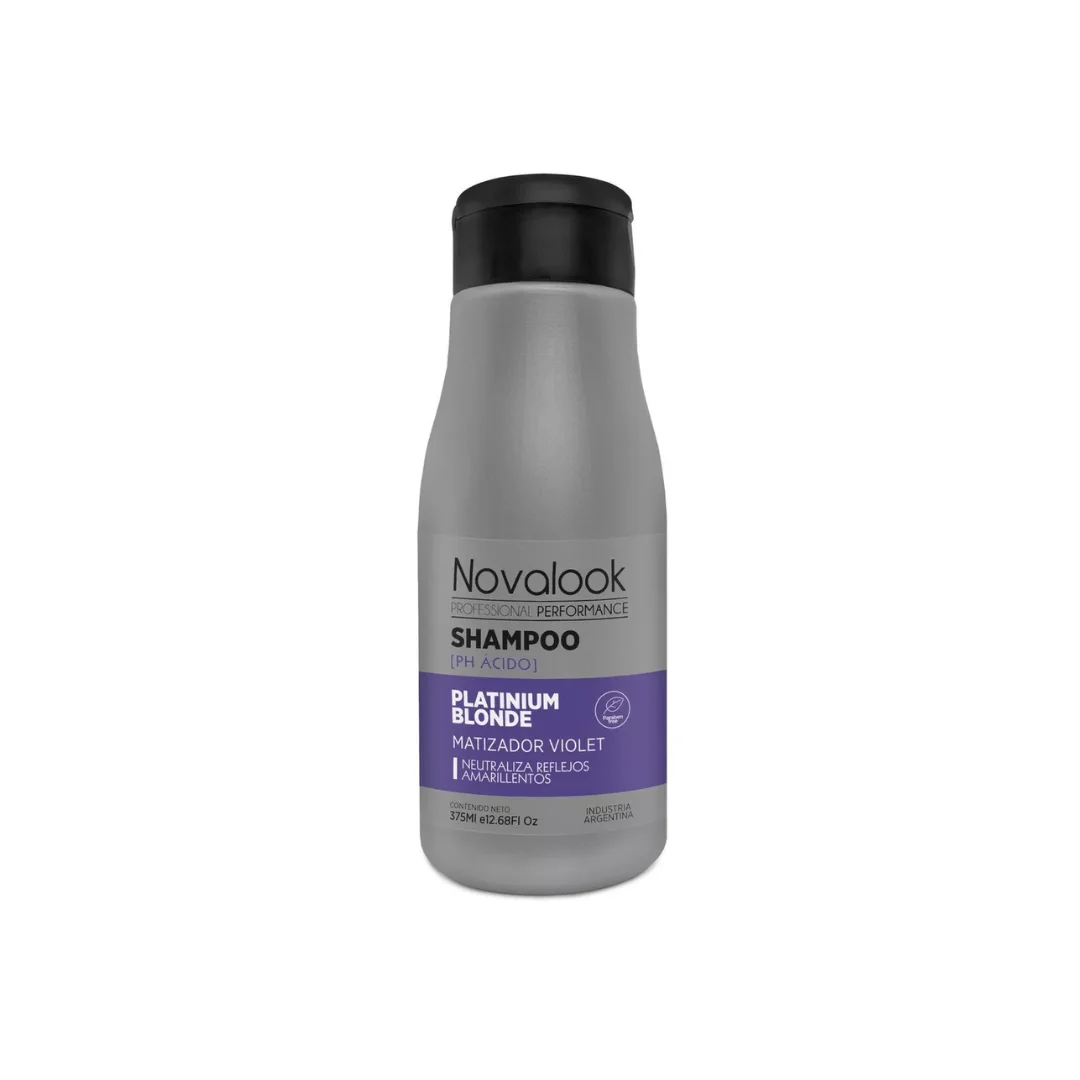 shampoo matizador violeta  800ml novalook