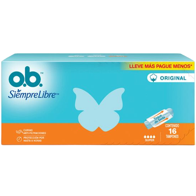 Tampon super 16u OB Siempre Libre