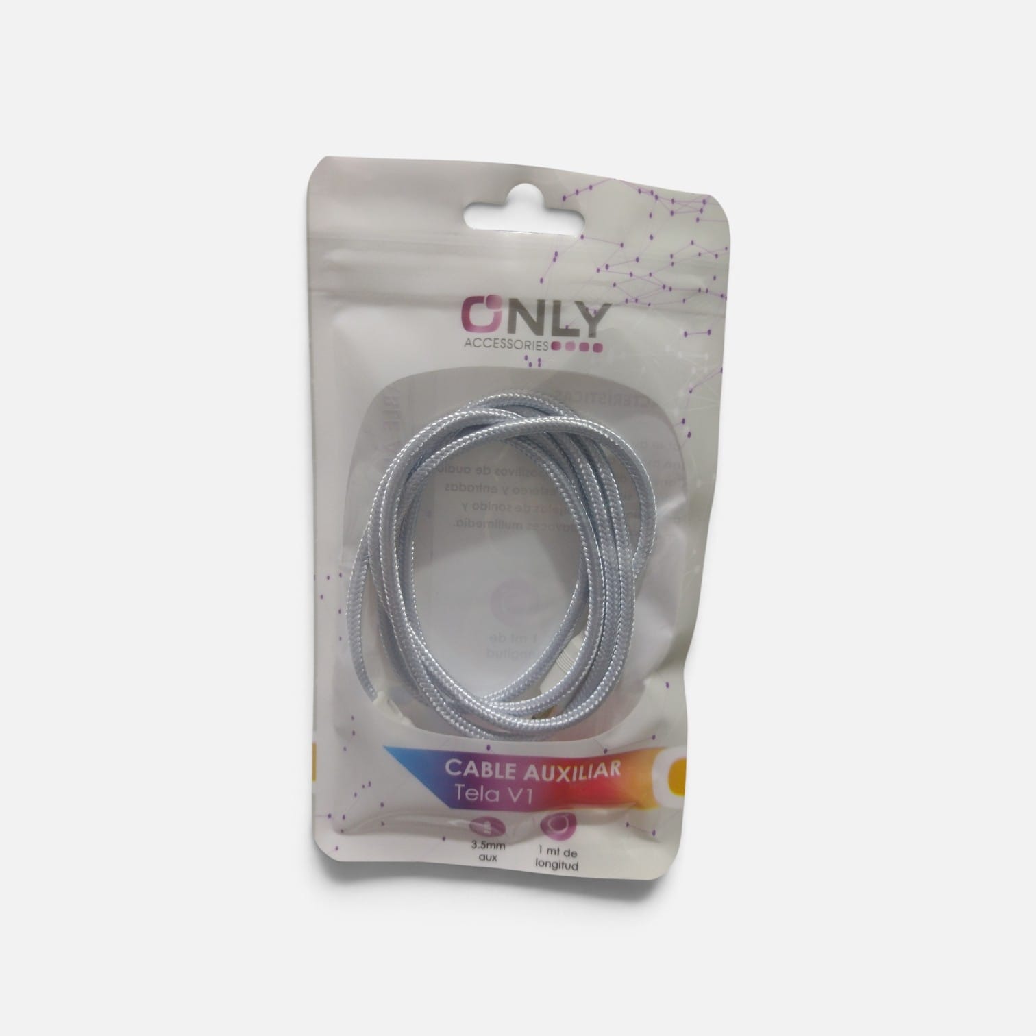 CABLE AUXILIAR TELA V1 gris